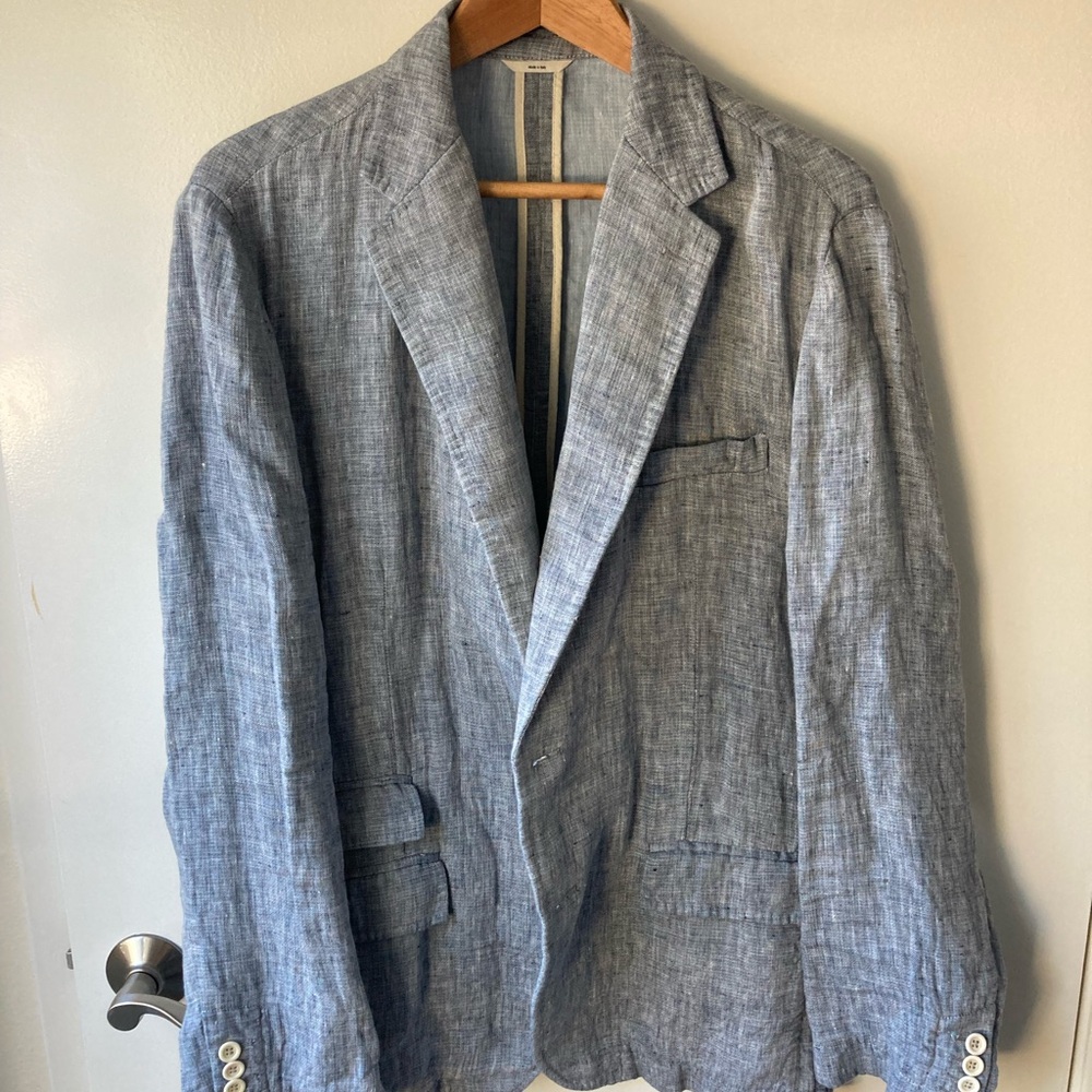 Billy Reid 44R linen blazer
